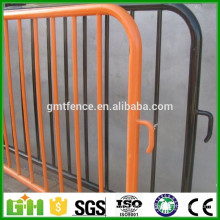 High quality detachable leg metal crowd control barriers